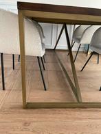 Visgraat eettafel, Huis en Inrichting, Tafels | Salontafels, Gebruikt, 200 cm of meer, Rechthoekig, 50 tot 100 cm