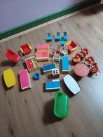 Retro poppenhuis meubeltjes, Ophalen of Verzenden, Gebruikt, Poppenhuis