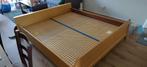 Twee Persoons Bed Frame 180x200, Huis en Inrichting, Slaapkamer | Bedden, Ophalen, Gebruikt, Bruin, Tweepersoons