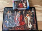 Puzzel Jan van Eyk Madonna met kanunnik Joris van der Paele, Ophalen of Verzenden, 500 t/m 1500 stukjes, Gebruikt, Legpuzzel
