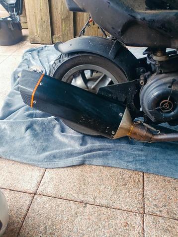 Zip 4t2v 50cc bullet racing uitlaat  beschikbaar voor biedingen
