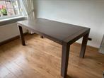 Eetkamer tafel massief (grey wash), Ophalen, Eikenhout, 200 cm of meer, 50 tot 100 cm
