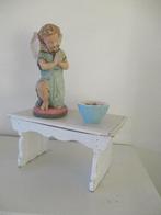 brocante witte vensterbank bankje, Ophalen of Verzenden