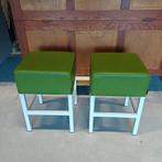 2 x leuke krukken krukjes ( pedrali ) 47 cm Hoogte!, Ophalen, Gebruikt, Hout