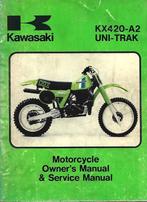 Kawasaki KX420 A2 Uni track manual motor cross (819p), Motoren, Ophalen of Verzenden, Kawasaki