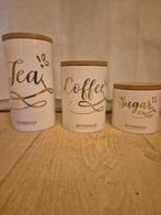 Riverdale voorraadpotten set, Ophalen of Verzenden, Zo goed als nieuw, Rvs of Chroom