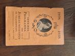 Jubileumfeesten Vlaardingen 1898-1938 Programma, Verzamelen, Geboortekaartjes en Visitekaartjes, Ophalen, Voor 1970