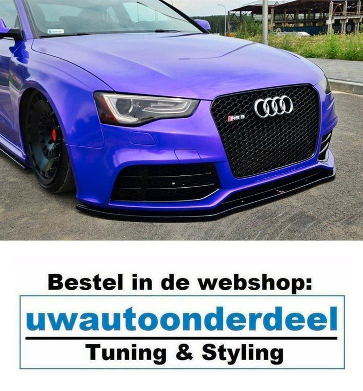 Maxton Design Spoiler Voorspoiler Lip Splitter Voor Audi RS5, Auto diversen, Tuning en Styling, Ophalen of Verzenden