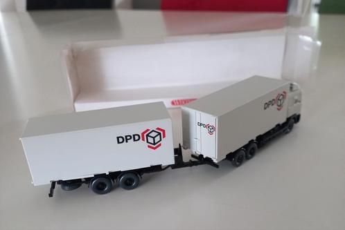 DPD Truck met aanhanger. Wikking. Nieuw in OVP., Hobby en Vrije tijd, Modelauto's | 1:87, Nieuw, Bus of Vrachtwagen, Overige merken