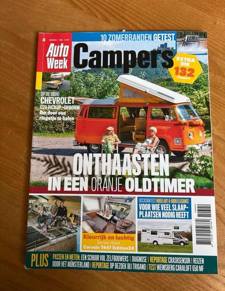 AutoWeek Campers -  Oldtimer volkswagen t1, Boeken, Auto's | Boeken, Gelezen, Algemeen, Ophalen of Verzenden