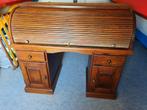Antiek secretaire van massief hout, Huis en Inrichting, Bureaus, Ophalen, Gebruikt, Bureau