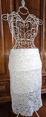 Witte kanten rok, Kleding | Dames, Rokken, Wit, Ophalen of Verzenden, Zo goed als nieuw, Maat 36 (S)