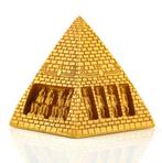 Gouden Pyramide / Beeld Egypte Oudheid Decor Piramide, Verzamelen, Verzenden, Nieuw