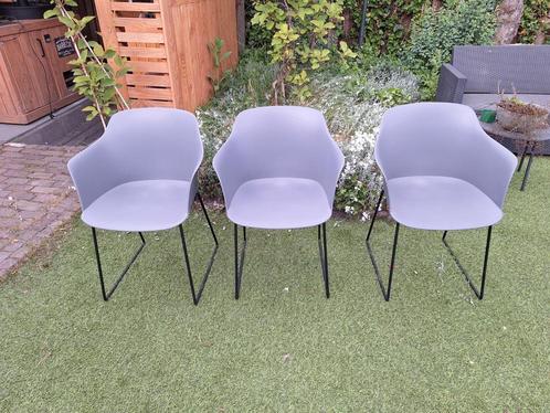 Gratis 3 mooie design tuinstoelen, Tuin en Terras, Tuinstoelen, Kunststof, Ophalen