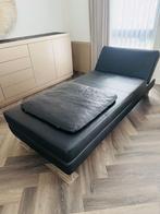 Leren Zit/Ligbank van Montel, Ophalen, Gebruikt, 150 tot 200 cm, Rechte bank