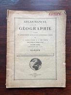 Atlas-Manuel de Géographie - 1927, Overige atlassen, Europa Overig, 1800 tot 2000, Ophalen