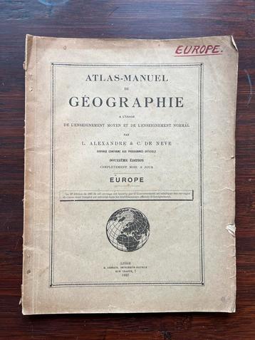 Atlas-Manuel de Géographie - 1927 beschikbaar voor biedingen