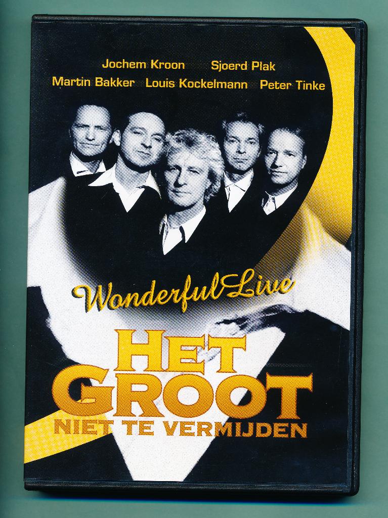 DVD Het Groot niet te vermijden , Wonderful Live, Cd's en Dvd's, Alle leeftijden, Ophalen of Verzenden, Zo goed als nieuw, Stand-up of Theatershow