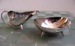 Melk en suiker, Sputnik, ontwerp Kurt Meyer WMF 1953, Antiek en Kunst, Ophalen of Verzenden, Zilver