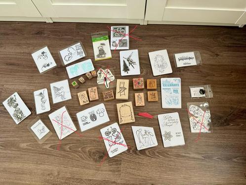 Heel veel stempels, Hobby en Vrije tijd, Stempelen, Gebruikt, Ophalen of Verzenden