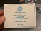 San Marino 1988 Zilveren Muntset, Ophalen of Verzenden, Italië, Setje, Zilver