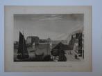 gravure Amsterdam met zicht op de Zuiderzee JB Neagle 1828, Verzenden
