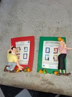 Set van 2 fotolijstjes suske en wiske, Verzamelen, Ophalen of Verzenden, Suske en Wiske, Beeldje of Figuurtje