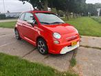 Nette Fiat 500e 2015 65000km!, Auto's, Zwart, 4 stoelen, Leder, Particulier