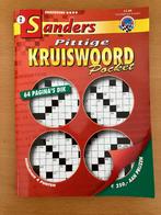 Sanders Pittige Kruiswoord Pocket nr. 2  , Ophalen of Verzenden, Minder dan 500 stukjes, Gebruikt, Puzzelboek