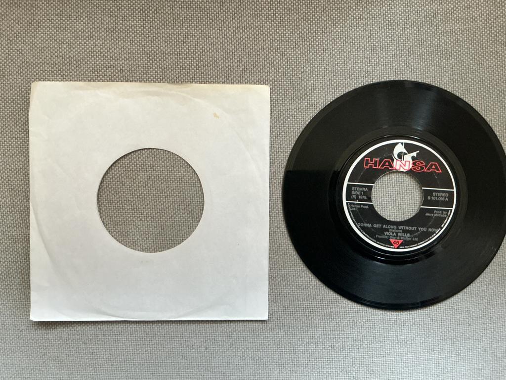 Viola Wills single vinyl. Gonna get along without you now., Ophalen of Verzenden, 1960 tot 1980, Gebruikt, Overige formaten