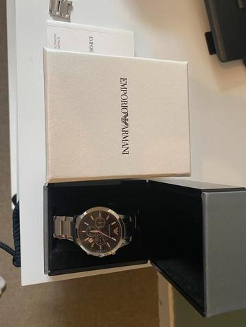 Zilveren Emporio Armani horloge beschikbaar voor biedingen