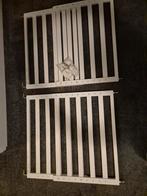 2x Noma Wall Fix Houten Traphekje - Wit, Kinderen en Baby's, Traphekjes, Ophalen, Gebruikt, Schroefhekje, Hout