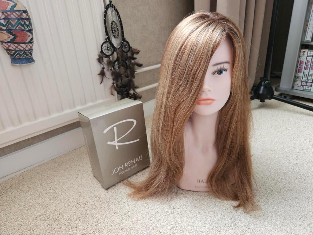 Clip-in haarstuk Jon Renau Top Style HH 18" - Salted Caramel, Ophalen, Gebruikt, Pruik of Haarverlenging