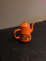 Vintage Oranje Emaille Koffiepot - Retro Jaren '70, Antiek en Kunst, Ophalen of Verzenden