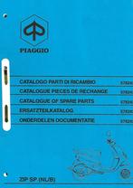 Vespa Piaggio Zip onderdelenboek (8012z) scooter, Verzenden, Zo goed als nieuw