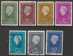 Nederland 1969 952/958 Juliana, Gest, Postzegels en Munten, Postzegels | Nederland, Ophalen of Verzenden, Na 1940, Gestempeld