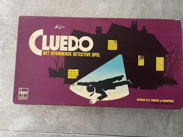 Gezelschapsspel Cluedo, Hobby en Vrije tijd, Gezelschapsspellen | Bordspellen, Gebruikt, Een of twee spelers, Drie of vier spelers