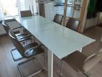 Eettafel merk xooon met 6 stoelen, Huis en Inrichting, Complete eetkamers, Ophalen, Gebruikt, Modern, 4 tot 6 stoelen