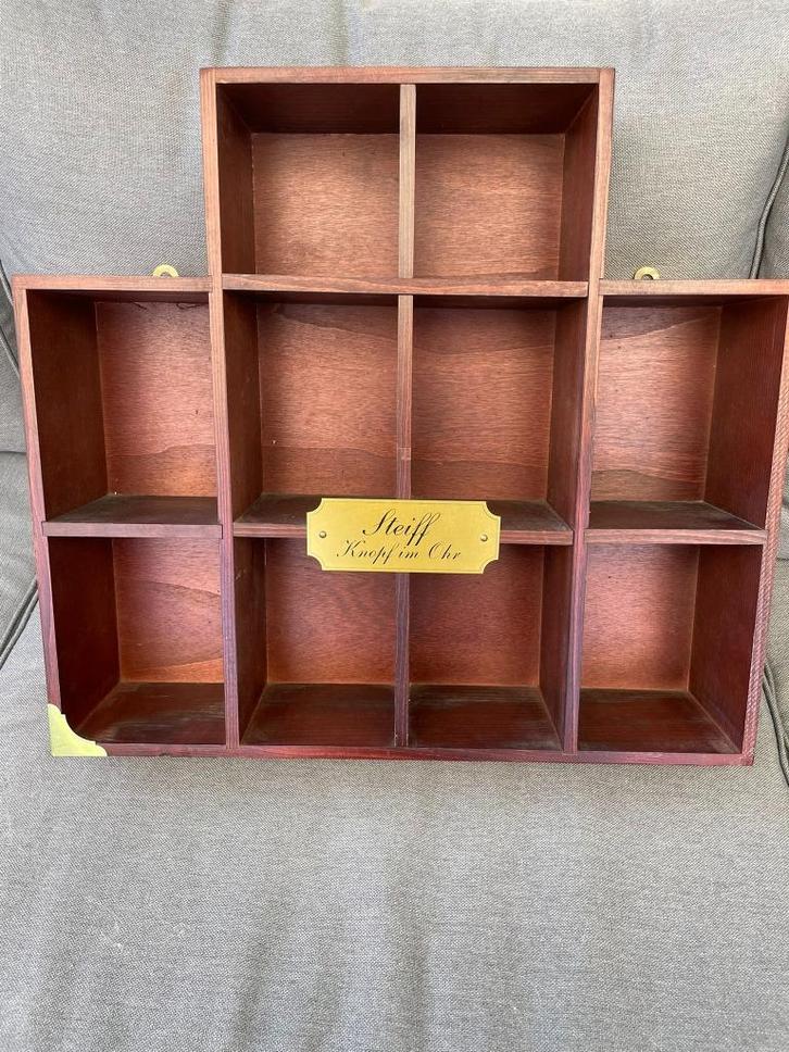 Kastje Steiff hout voor mini beertjes, Verzamelen, Beren en Cherished Teddies, Gebruikt, Overige typen, Steiff, Ophalen of Verzenden