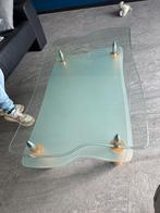 Prachtige Glazen salontafel, Ophalen, 100 tot 150 cm, 50 tot 100 cm, Minder dan 50 cm