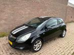 Opel Corsa 1.4-16V Sport (2007) Zwart, Cruise Contr, Climate, Auto's, Te koop, Benzine, Hatchback, Corsa