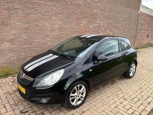 Opel Corsa 1.4-16V Sport (2007) Zwart, Cruise Contr, Climate, Auto's, Opel, Bedrijf, Corsa, ABS, Airbags, Airconditioning, Alarm