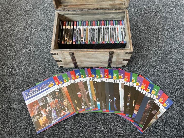 Grote De opera collectie deel 1 t/m 26 in antieke kist, Cd's en Dvd's, Dvd's | Klassiekers, Nieuw in verpakking, 1980 tot heden