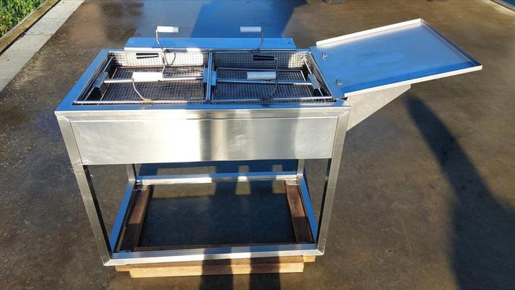 Professionele dubbele oliebollen frituur, Zakelijke goederen, Horeca | Keukenapparatuur, Fornuis, Frituur en Grillen, Gebruikt