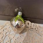 B1161 oude kerstbal licht roze aardbei 5 cm, Ophalen of Verzenden, Gebruikt