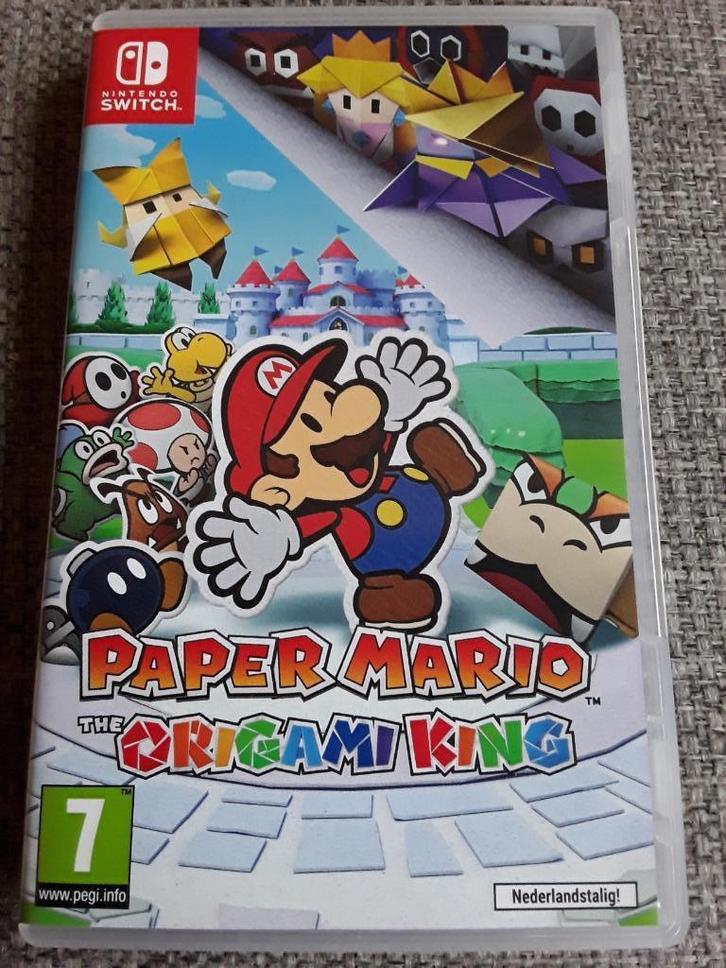 Nintendo Switch Game Paper Mario The Origami King, Spelcomputers en Games, Games | Nintendo Switch, Zo goed als nieuw, Overige genres