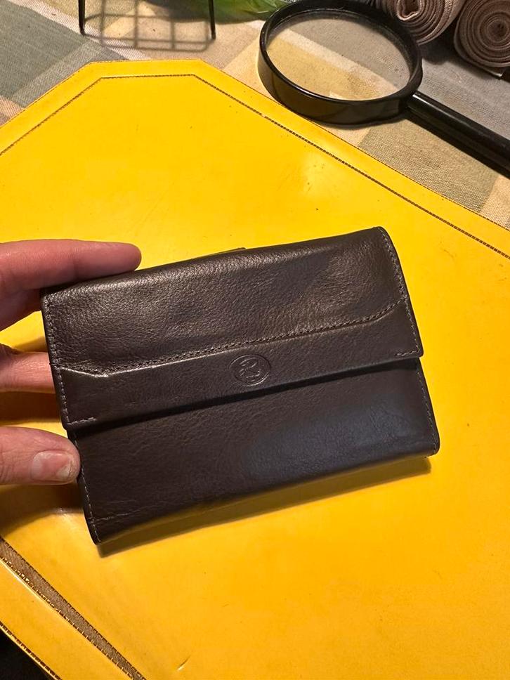 HJ de Rooij leren portemonnee, Sieraden, Tassen en Uiterlijk, Portemonnees, Nieuw, Bruin, Leer, Ophalen of Verzenden