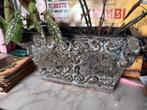 Brocante bloempot, Tuin en Terras, Bloembakken en Plantenbakken, Steen, Minder dan 30 cm, Rond, Ophalen of Verzenden