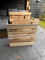 Pallets - bed 160x200 cm, Doe-het-zelf en Verbouw, Hout en Planken, Ophalen, Zo goed als nieuw, 200 tot 250 cm, 50 mm of meer