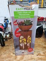 Easymaxx Deco-zuil met plantenschaal en LED, Ophalen of Verzenden, Nieuw, Metaal, Overige typen